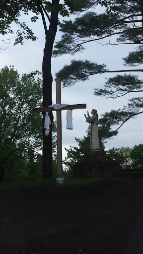 Statue and Cross