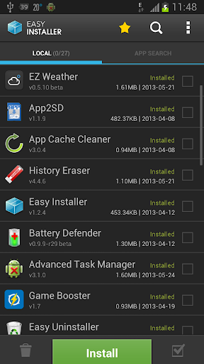 Easy Installer - Apps On SD 3.1.8 screenshots 1