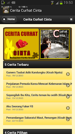 Cerita Curhat Cinta