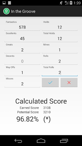 Rhythm Game Score Calculator