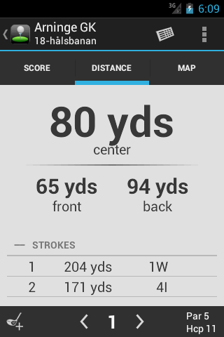 myCaddie - Golf GPS Screen 2