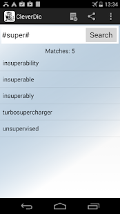 CleverDic Crossword Solver Screenshots 6