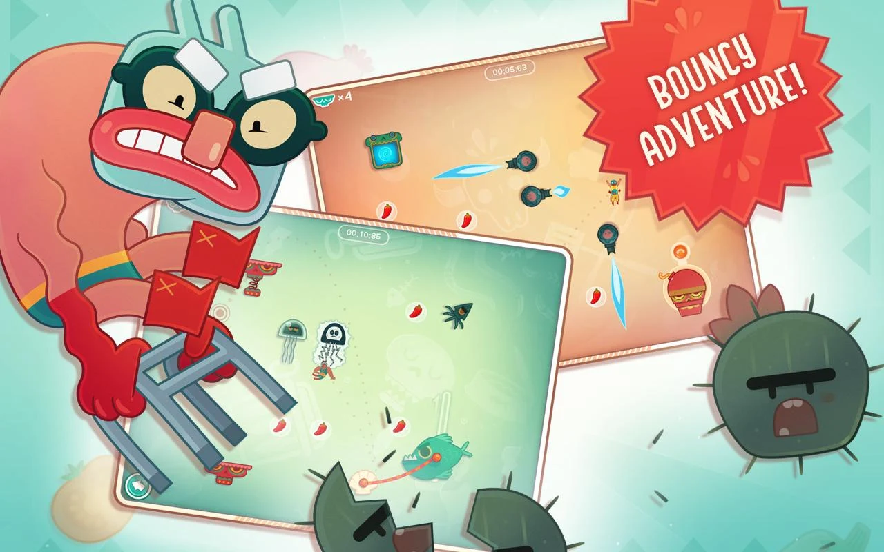  Android   Rubber Tacos, un puzzle gratuito, divertente e... Infinito!