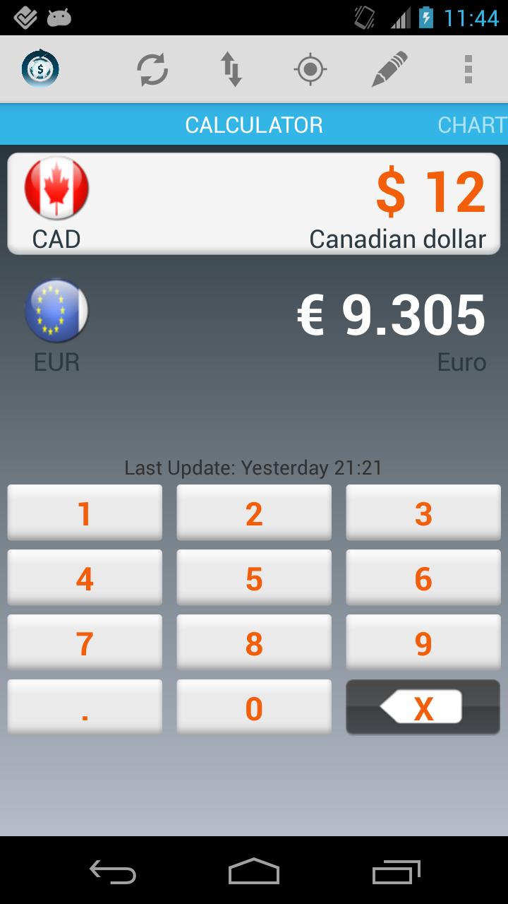 Currency Calculator Pro Screen 1