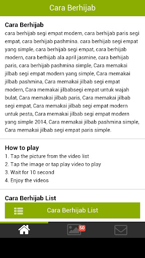 【免費生活App】Tutorial Video Cara Berhijab-APP點子