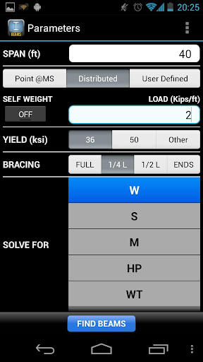 Steel Beam Bulk Checker. Shape