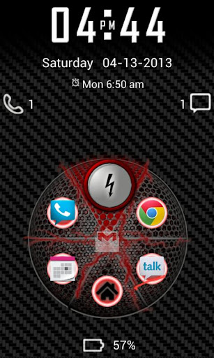 【免費個人化App】Red Volt 6 Go Locker Theme-APP點子