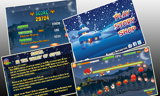 【免費街機App】Santa - In The Valley Of Gifts-APP點子