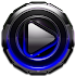 Poweramp skin Blue Glow3.10 (Paid)