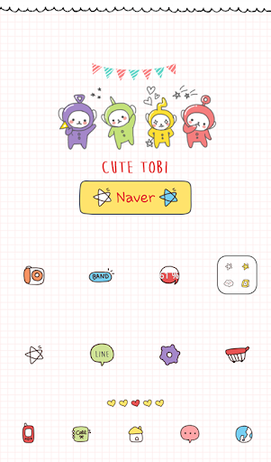 cute tobi dodol theme