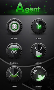 (FREE) Agent GO Launcher Theme(圖1)-速報App