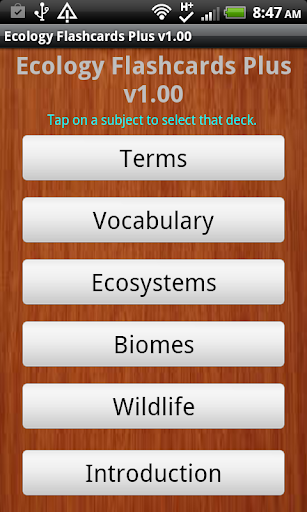 Ecology Flashcards Plus