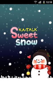 Lastest KaTalk Theme]DDOMO Sweet Snow APK for Android