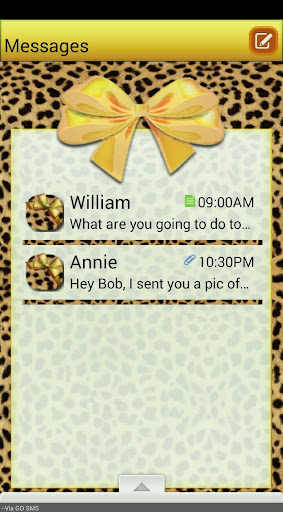 CheetahBows GO SMS THEME