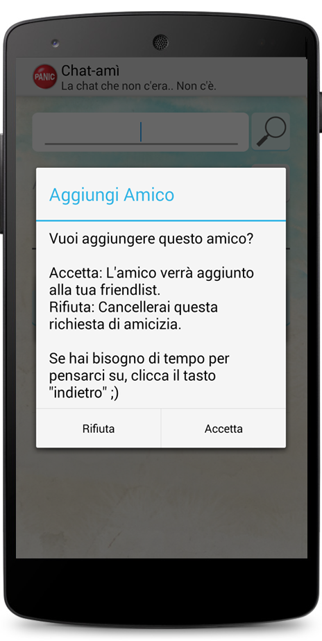 Chat-amì - The Privacy Chat Screen 3