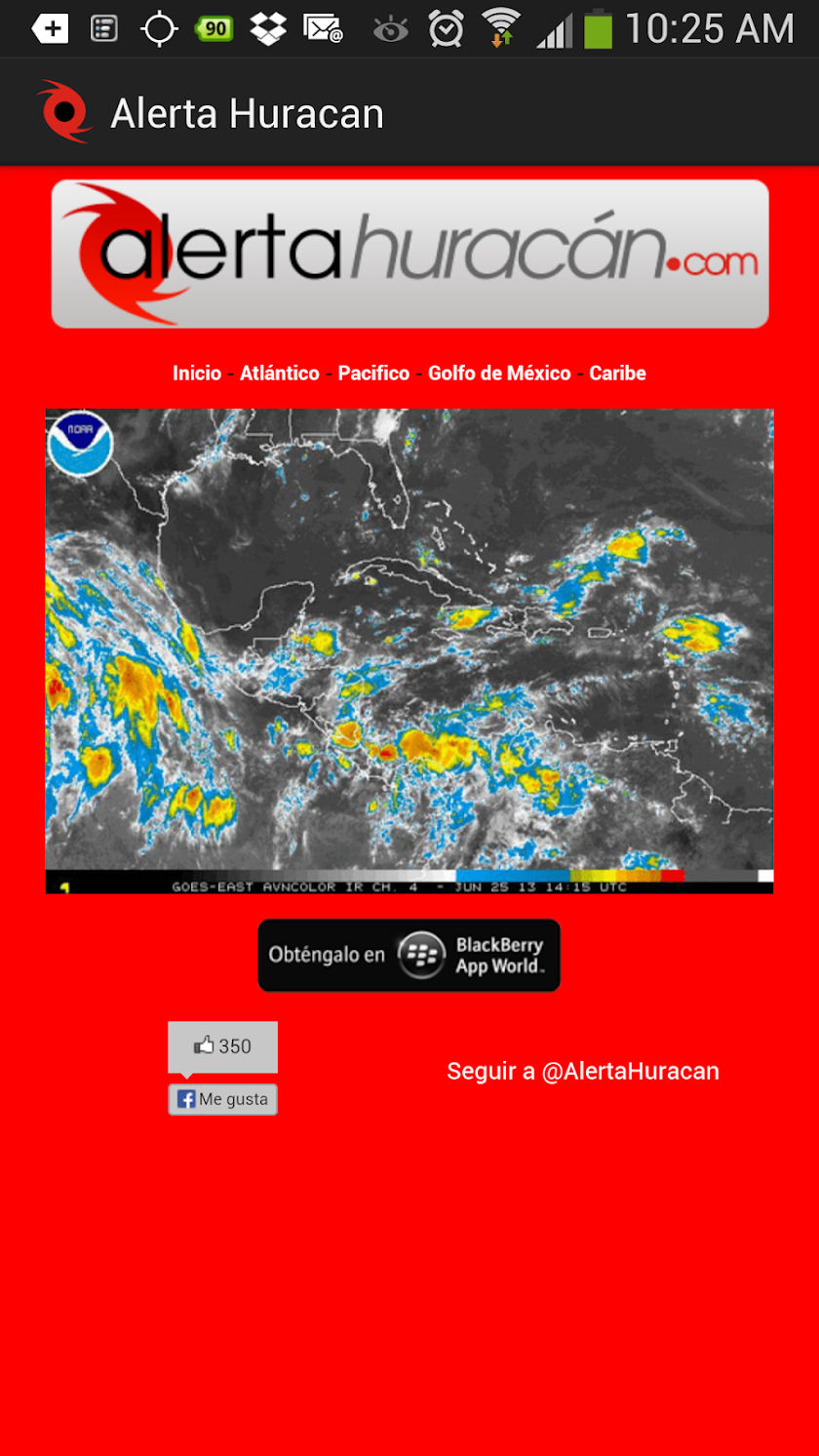 Hurricane Alert Screen 3