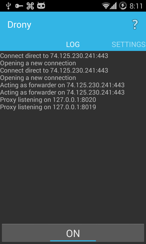Drony Screen 1