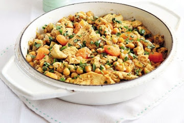 Moroccan-style chicken stew