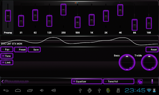 poweramp skin glow purple Screenshots 4