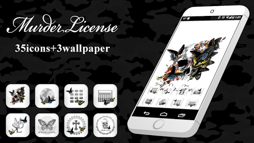 MURDER LICENCE-White Icon + WP