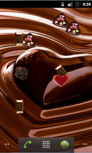 Chocolate Love Live Wallpaper