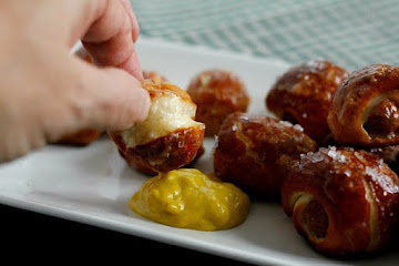 Pretzel Dog Bites!