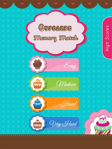 【免費解謎App】Cupcakes Memory Match-APP點子