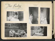 Burchard Pennink als baby met familie en bekenden