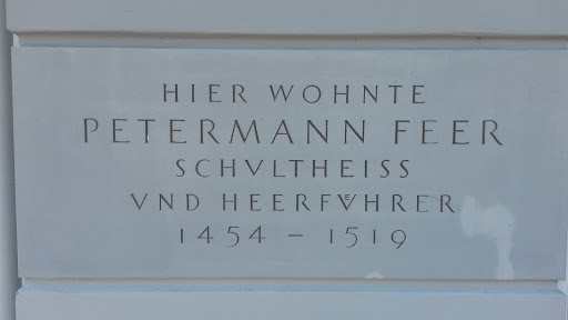 Petermann Feer 1454 - 1519