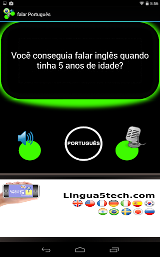 falar Português