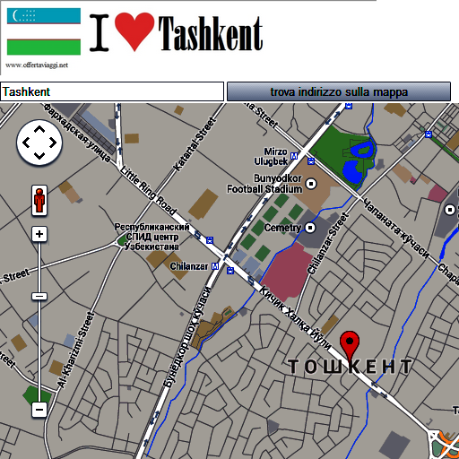 Tashkent map