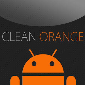 GO SMS Clean Orange Theme
