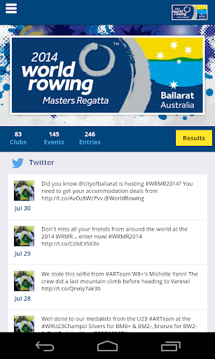 World Rowing Masters Regatta