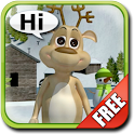 Talking Prancer Reindeer logo