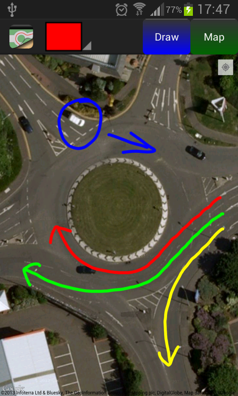 Android application Road Pad for Android screenshort
