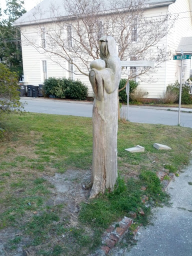 Madonna & Child Tree Trunk