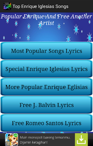 Enrique Iglesias Songs