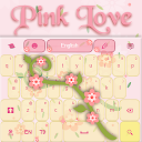 Pink Love Keyboard GO App mobile app icon