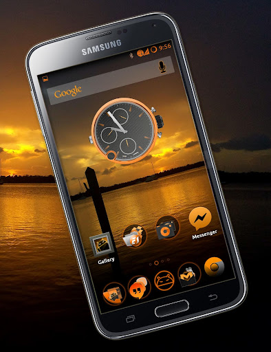 SunsetOrange CM11 Theme