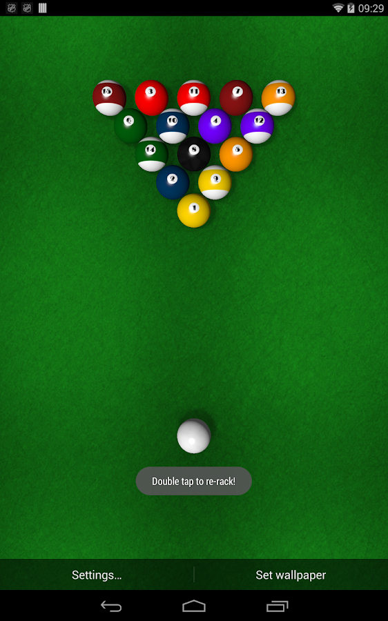 KF Billiards Live Wallpaper - screenshot