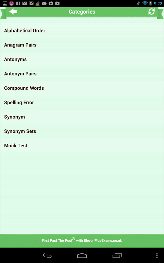 11+ Vocab Builder Screen 2
