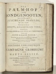 Titelpagina voor: Het Palmhof der Bondgenooten, 1708