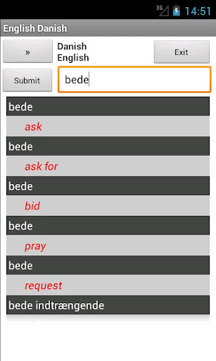Danish English Dictionary