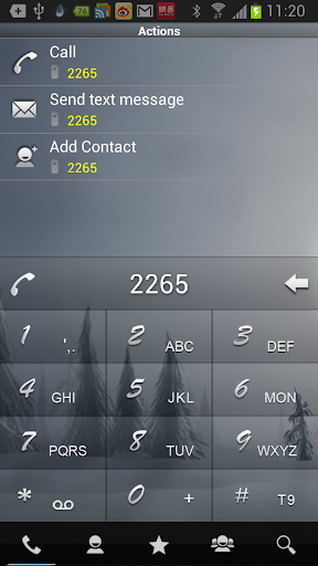 RocketDial Forest Theme