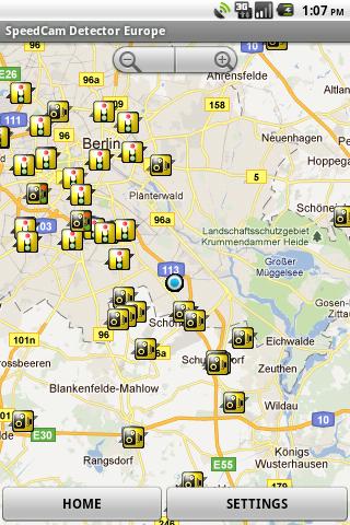 SpeedCam Detector Europe Screen 3