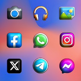 Pixly Limitless 3D - Icon Pack 3