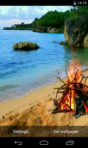 Bonfire Video Live Wallpaper