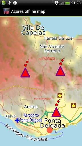 Azores offline map