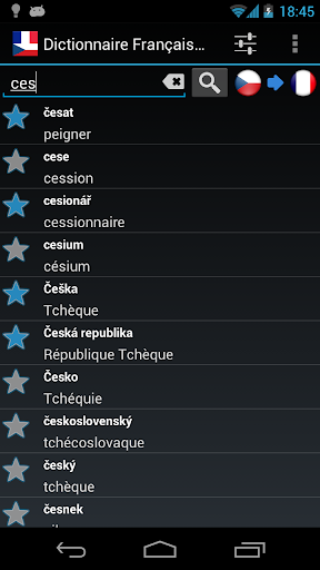 Offline French Czech Dict.