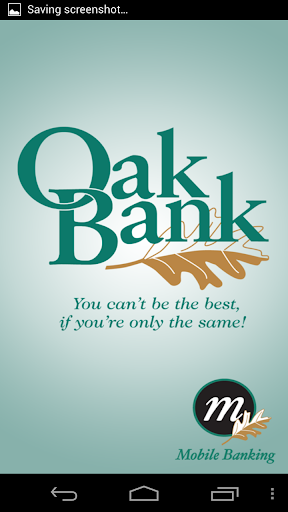 Oak Bank Mobile Banking